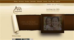 Desktop Screenshot of apex-familydental.com